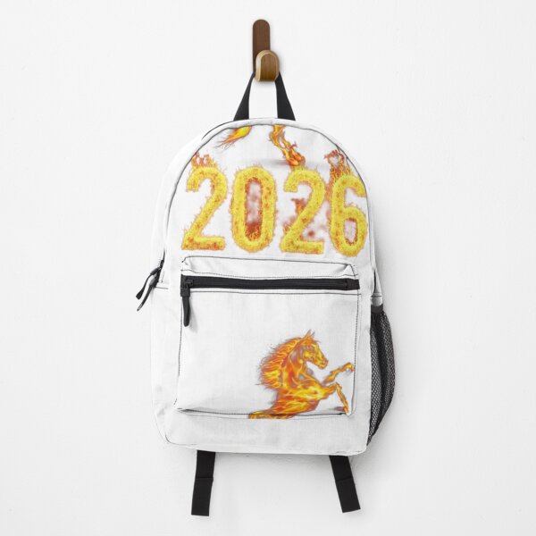 Item preview, 2026 Year of the Fire Horse - Flaming Stallion New Year Art designed and sold by StickerBuild07 .