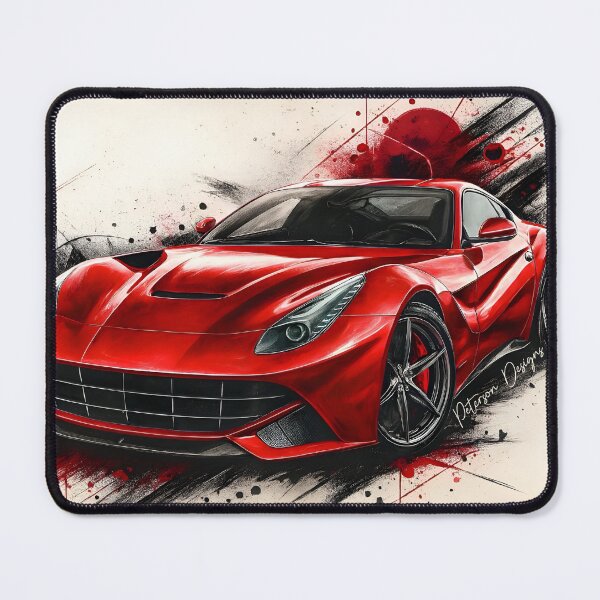 Item preview, Ferrari F12 Berlinetta Fanart 2 (Red) designed and sold by Peterson Designs.