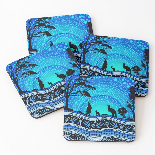 Item preview, Aboriginal Urban Songlines Of The Sky Blue designed and sold by AboriginalartVI.