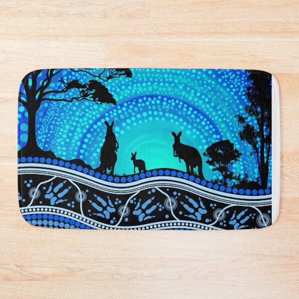 Item preview, Aboriginal Urban Songlines Of The Sky Blue designed and sold by AboriginalartVI.