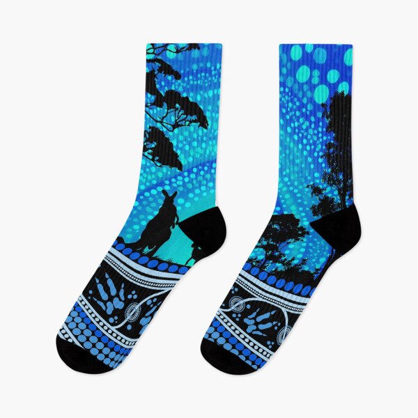 Item preview, Aboriginal Urban Songlines Of The Sky Blue designed and sold by AboriginalartVI.