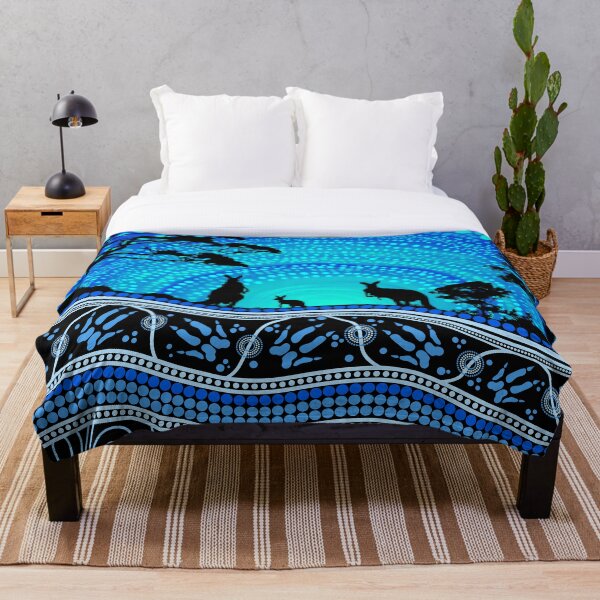 Item preview, Aboriginal Urban Songlines Of The Sky Blue designed and sold by AboriginalartVI.