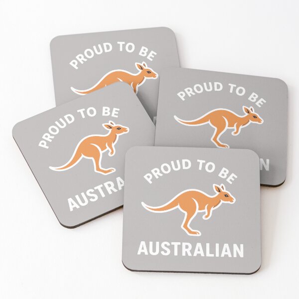 Item preview, Officially Australian - Proud To Be Aussie Kangaroo Badge designed and sold by KrystalWilson.