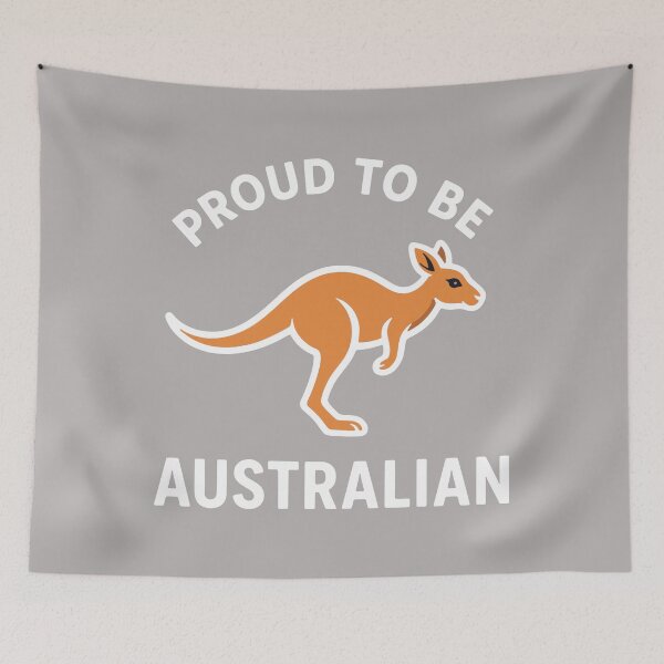 Item preview, Officially Australian - Proud To Be Aussie Kangaroo Badge designed and sold by KrystalWilson.