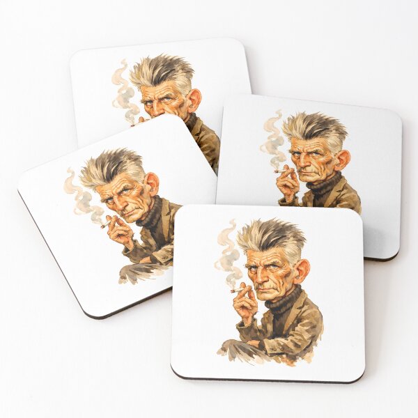 Item preview, Samuel Beckett designed and sold by Sarcastic designs.