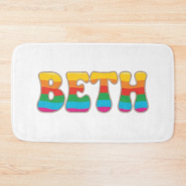 Item preview, ❤️ Beth Personalized Name Wavy Retro Shirt, Coffee Mug, Sticker Gift designed and sold by HelixPedia.