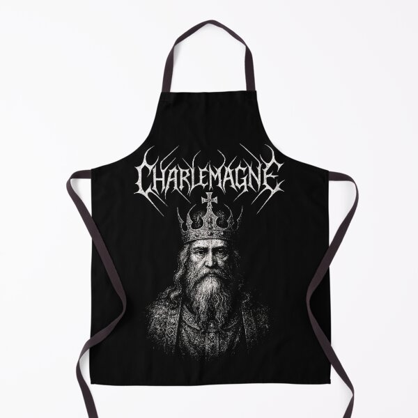 Item preview, Charlemagne Dark Medieval Occult Portrait designed and sold by Mortisigil.