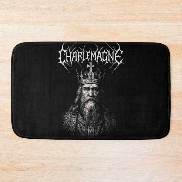 Item preview, Charlemagne Dark Medieval Occult Portrait designed and sold by Mortisigil.