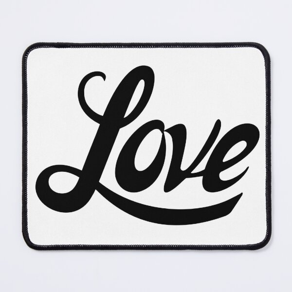 Item preview, Love Brush Script Wordmark (Black Typography)   designed and sold by Frix Frak Studio.