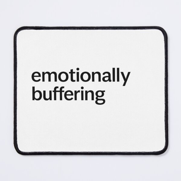 Item preview, Emotionally Buffering Minimalist Text Tee designed and sold by DaniFantasy.