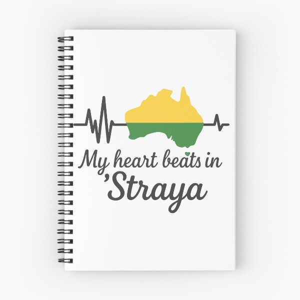 Item preview, My Heart Beats in 'Straya – Aussie Citizenship Gift Design designed and sold by KrystalWilson.