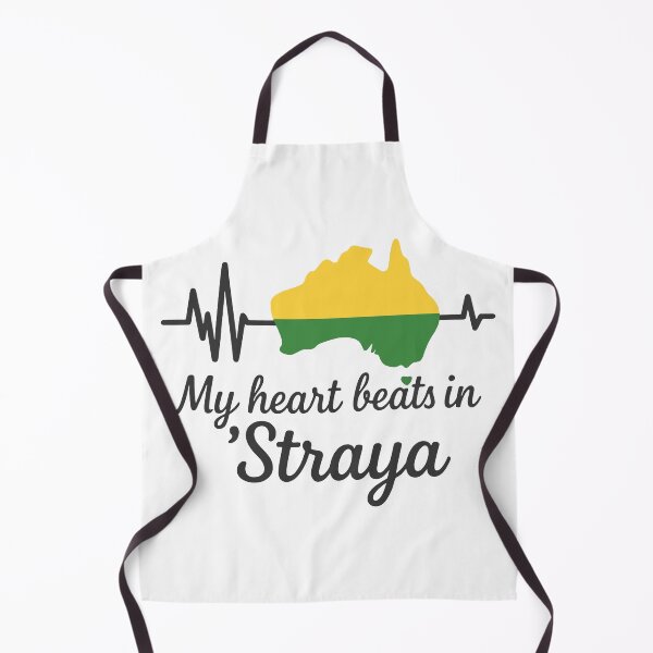 Item preview, My Heart Beats in 'Straya – Aussie Citizenship Gift Design designed and sold by KrystalWilson.