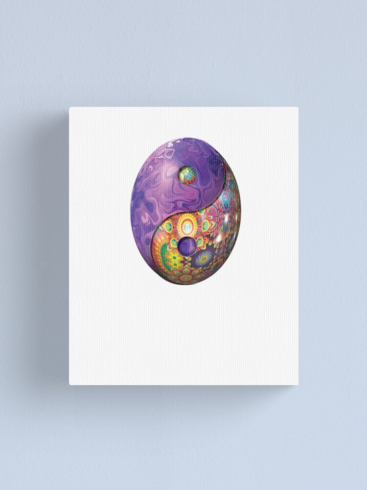 Mystic Ying Yang Egg Symbol Canvas Print By Dseller Redbubble