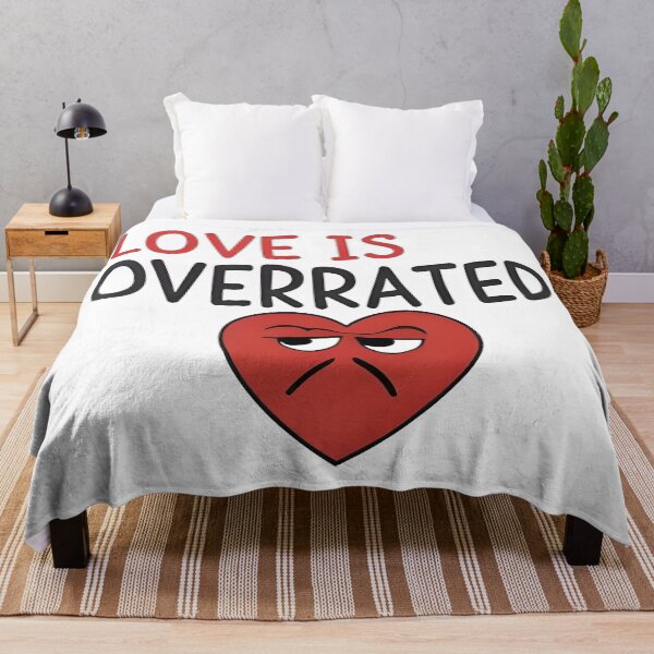 Item preview, Funny valentines Love Is Overrated designed and sold by Uglyandcute.