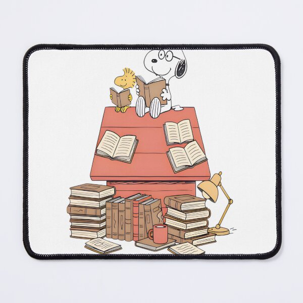 Item preview, Snoopy Reading Book Book Lover Gift Bookish Peanuts Cute Librarian Snoopy And Woodstock designed and sold by Ryan Strickland.