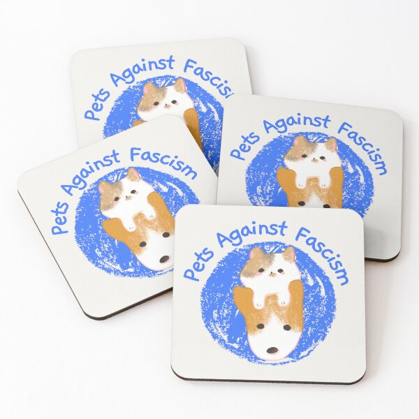 Item preview, Pets Against Fascism- Antifascist - Cat Dog Pet designed and sold by EvergreenRevolt.