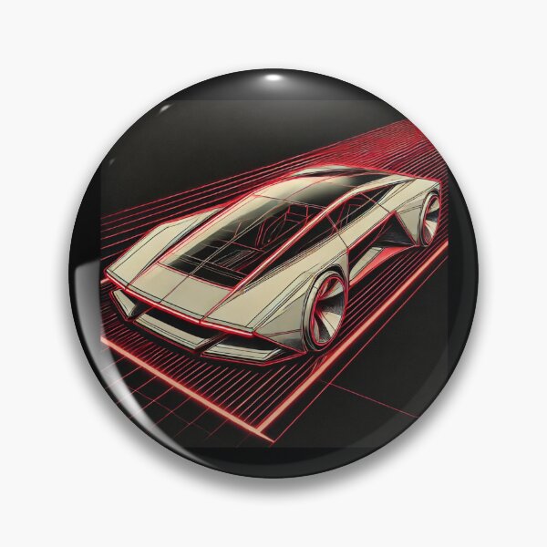 Item preview, retro concept car designed and sold by TEEJAMBOREE.
