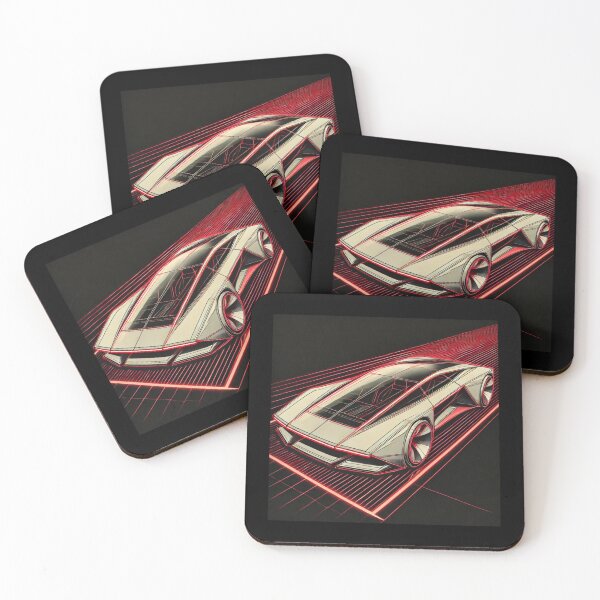 Item preview, retro concept car designed and sold by TEEJAMBOREE.