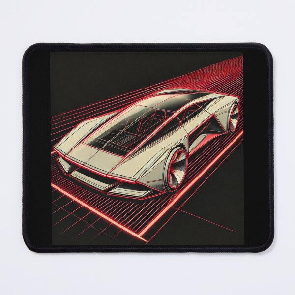 Item preview, retro concept car designed and sold by TEEJAMBOREE.