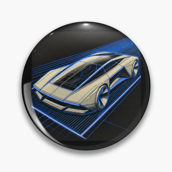 Item preview, retro concept car designed and sold by TEEJAMBOREE.