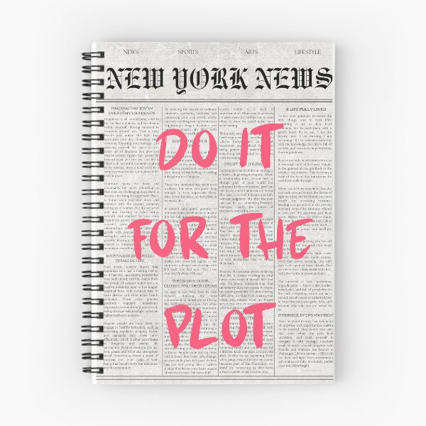 Item preview, Do It For The Plot Newspaper Design designed and sold by alena-n-28.