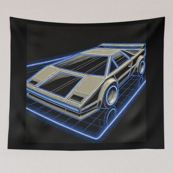 Item preview, retro concept car designed and sold by TEEJAMBOREE.