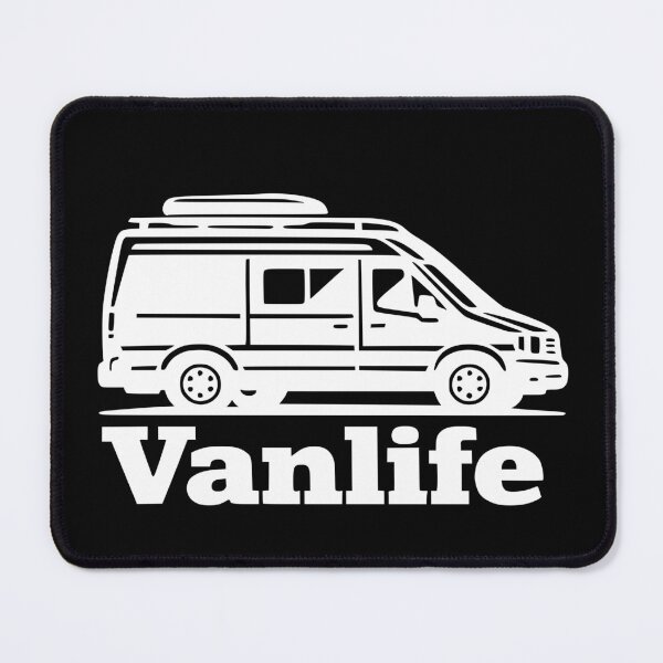 Item preview, Vanlife Silhouette Minimalist Black Shirt designed and sold by SouthVibeDesign.