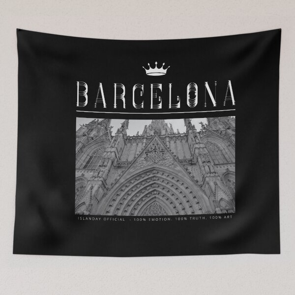 Item preview, Barcelona Streets T-Shirt – Graphic Spain Travel Tee, Unique Barca Gift designed and sold by Islanday.official.