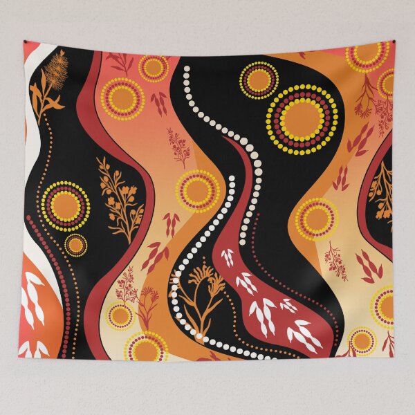 Item preview, Aboriginal Urban Shirt Flora Of The Dreaming designed and sold by AboriginalartVI.