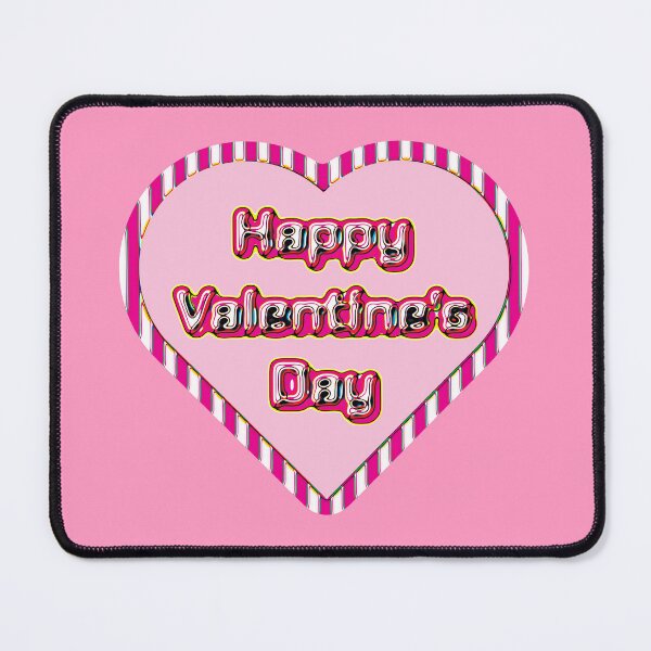 Item preview, Valentine's Day Celebration with Rhythmical Typography and Pink Heart designed and sold by cremedecolor.