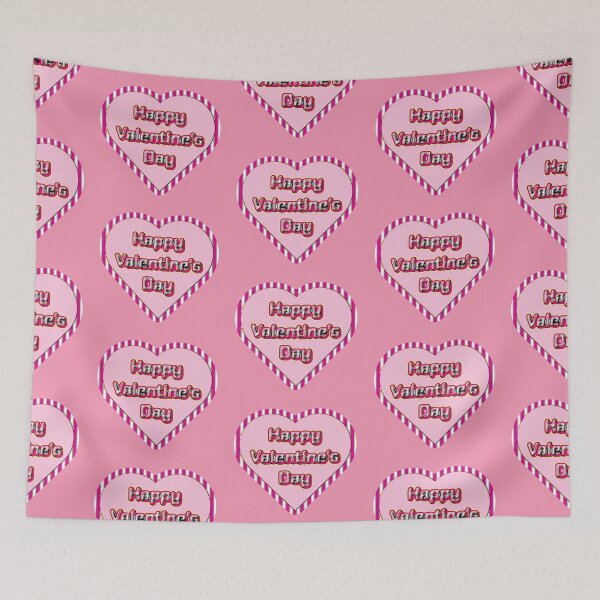 Item preview, Valentine's Day Celebration with Rhythmical Typography and Pink Heart designed and sold by cremedecolor.
