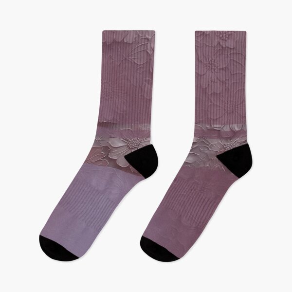 Item preview, Floral cute soft silver violet texture designed and sold by Ink-Fluence.