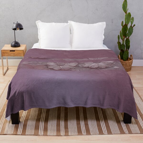 Item preview, Floral cute soft silver violet texture designed and sold by Ink-Fluence.
