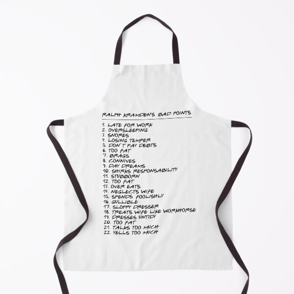 Item preview, Ralph Kramden's Bad Points designed and sold by Normbot2000.