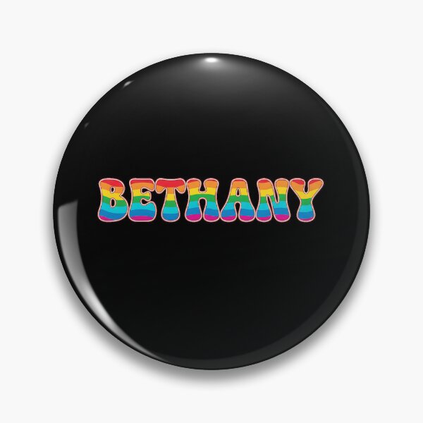 Item preview, ❤️ Bethany Personalized Name Wavy Retro Shirt, Coffee Mug, Sticker Gift designed and sold by HelixPedia.