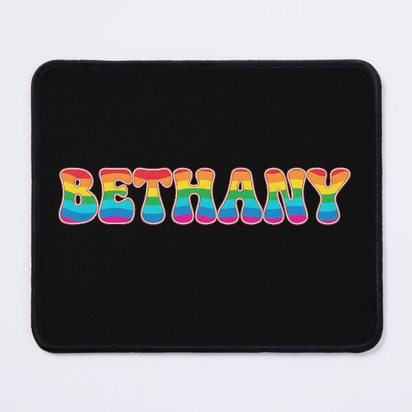 Item preview, ❤️ Bethany Personalized Name Wavy Retro Shirt, Coffee Mug, Sticker Gift designed and sold by HelixPedia.