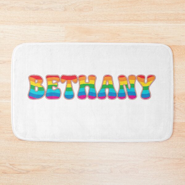 Item preview, ❤️ Bethany Personalized Name Wavy Retro Shirt, Coffee Mug, Sticker Gift designed and sold by HelixPedia.
