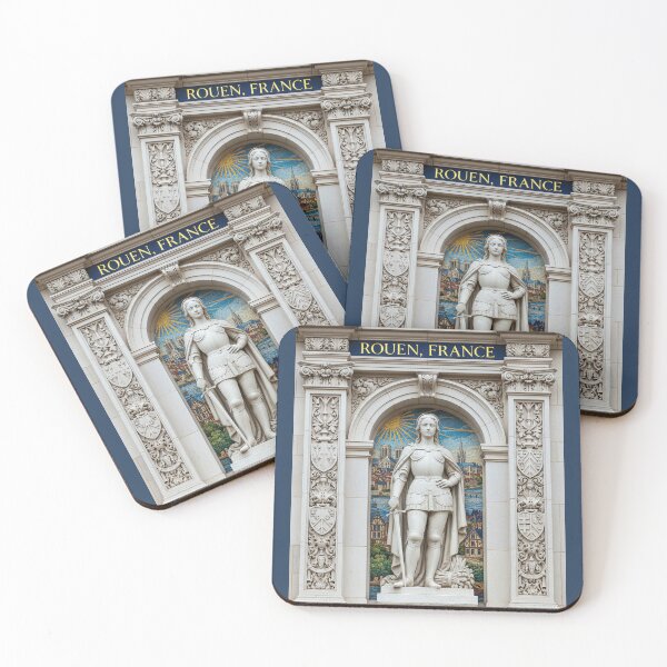 Item preview, Joan of Arc Rouen France - Gothic Niche Mosaic Art designed and sold by FrancophileFun.