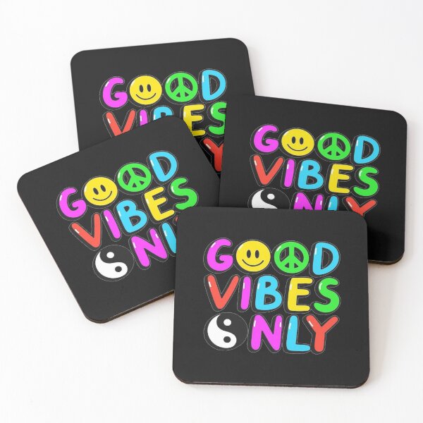 Item preview, Colorful Good Vibes Typography designed and sold by TimAWarner.