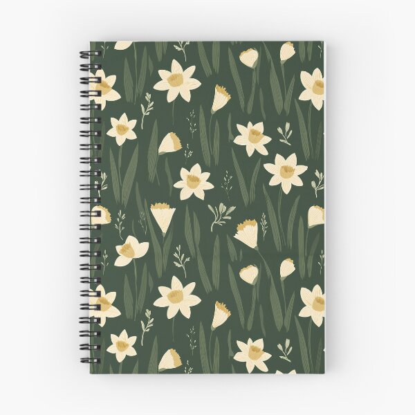 Item preview, Yellow Daffodil Narcissus Flowers Pattern designed and sold by ConcienciaEco.