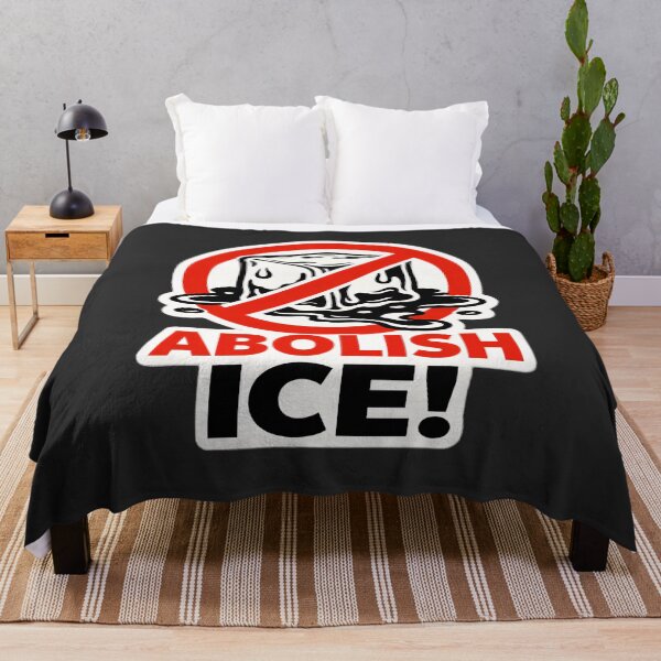 Item preview, Anti-ICE Protest Graphic Poster Print designed and sold by PinUpPizzazz.