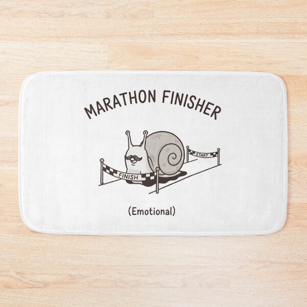 Item preview, Funny Snail Marathon Finisher Emotional designed and sold by CamaleonDesigns.
