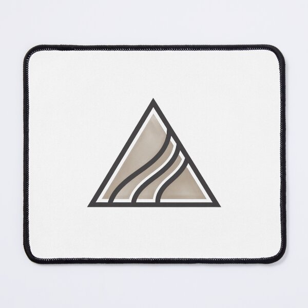 Item preview, Geometric triangle with wavy lines and a dark border designed and sold by VerizalShop.