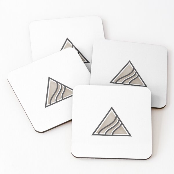 Item preview, Geometric triangle with wavy lines and a dark border designed and sold by VerizalShop.