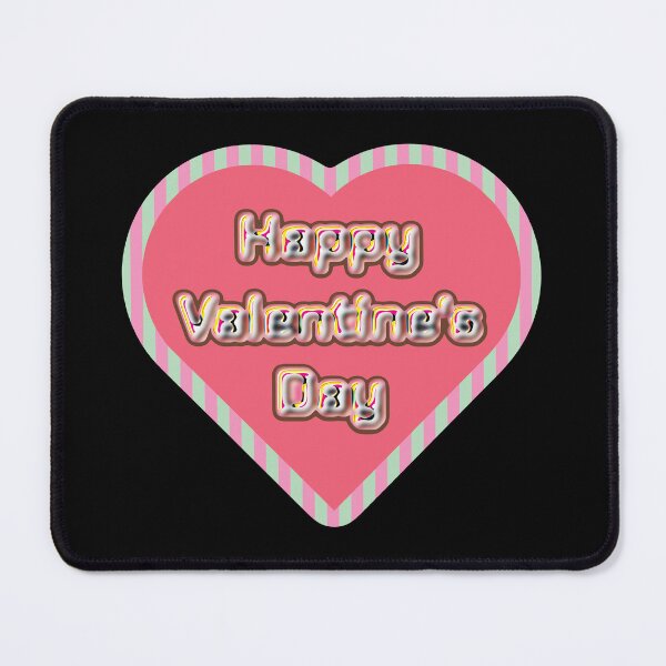 Item preview, Valentine's Day Celebration with Cheerful Lettering and Pink Heart designed and sold by cremedecolor.