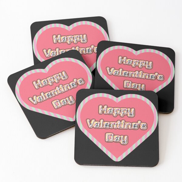 Item preview, Valentine's Day Celebration with Cheerful Lettering and Pink Heart designed and sold by cremedecolor.