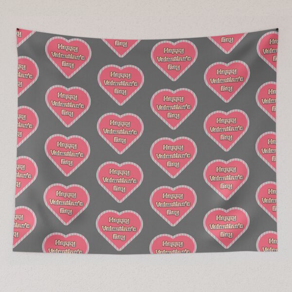 Item preview, Valentine's Day Celebration with Cheerful Lettering and Pink Heart designed and sold by cremedecolor.