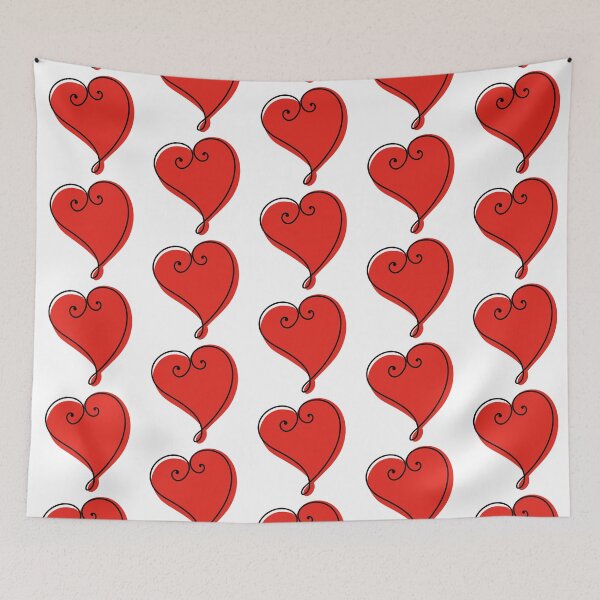 Item preview, Curly Love heart in Minimalist line art designed and sold by OhNoNotAgain42.