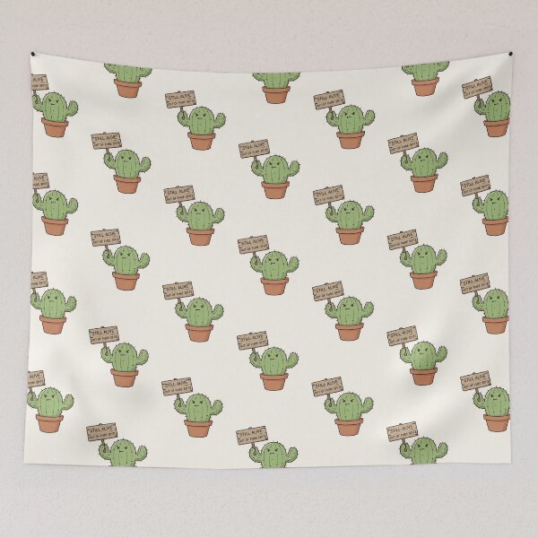 Item preview,  Still Alive Out Of Pure Spite Angry Cactus designed and sold by CamaleonDesigns.