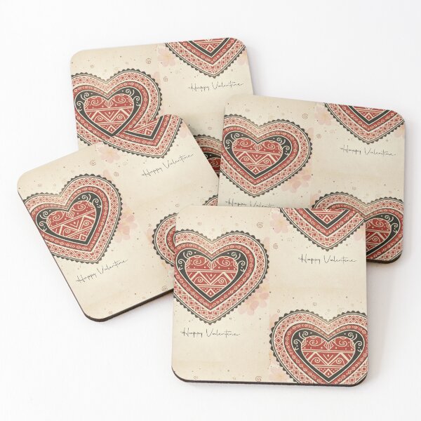 Item preview, Ancestral Love: Sepic & Tapa Inspired Valentine Motif designed and sold by DiiStyle.